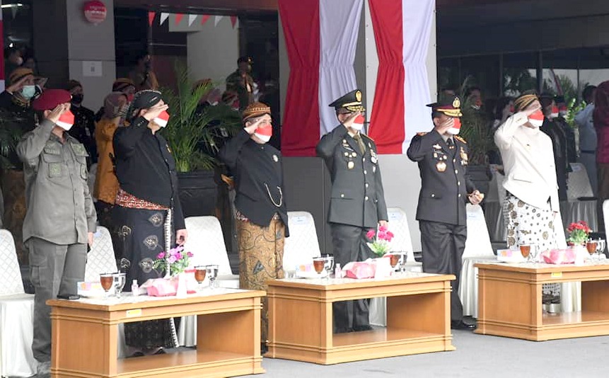 Kasdam IV/Diponegoro Hadiri Upacara Peringatan HUT Provinsi Jateng Ke-72