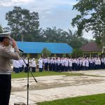 Kasat Lantas Polres Aceh Tamiang Jadi Pembina Upacara di Sekolah, Edukasi Siswa Tentang Lalulintas