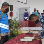 Penyelenggaraan Rekpro Bintrara Polri di Polda Aceh Masuki Tahap Penandatangan Pakta Integritas Dan Pengambilan Sumpah