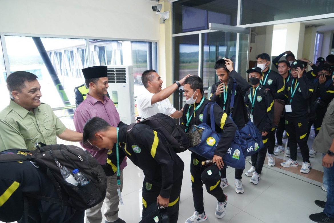 Kodam IM dan Pemda Aceh Sambut Tim Liga Santri Piala Kasad 2022
