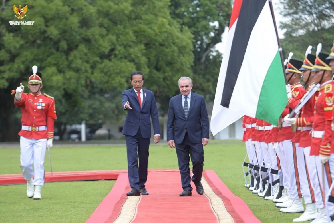 Presiden Jokowi Sambut Kunjungan Resmi Perdana Menteri Palestina di Istana Bogor