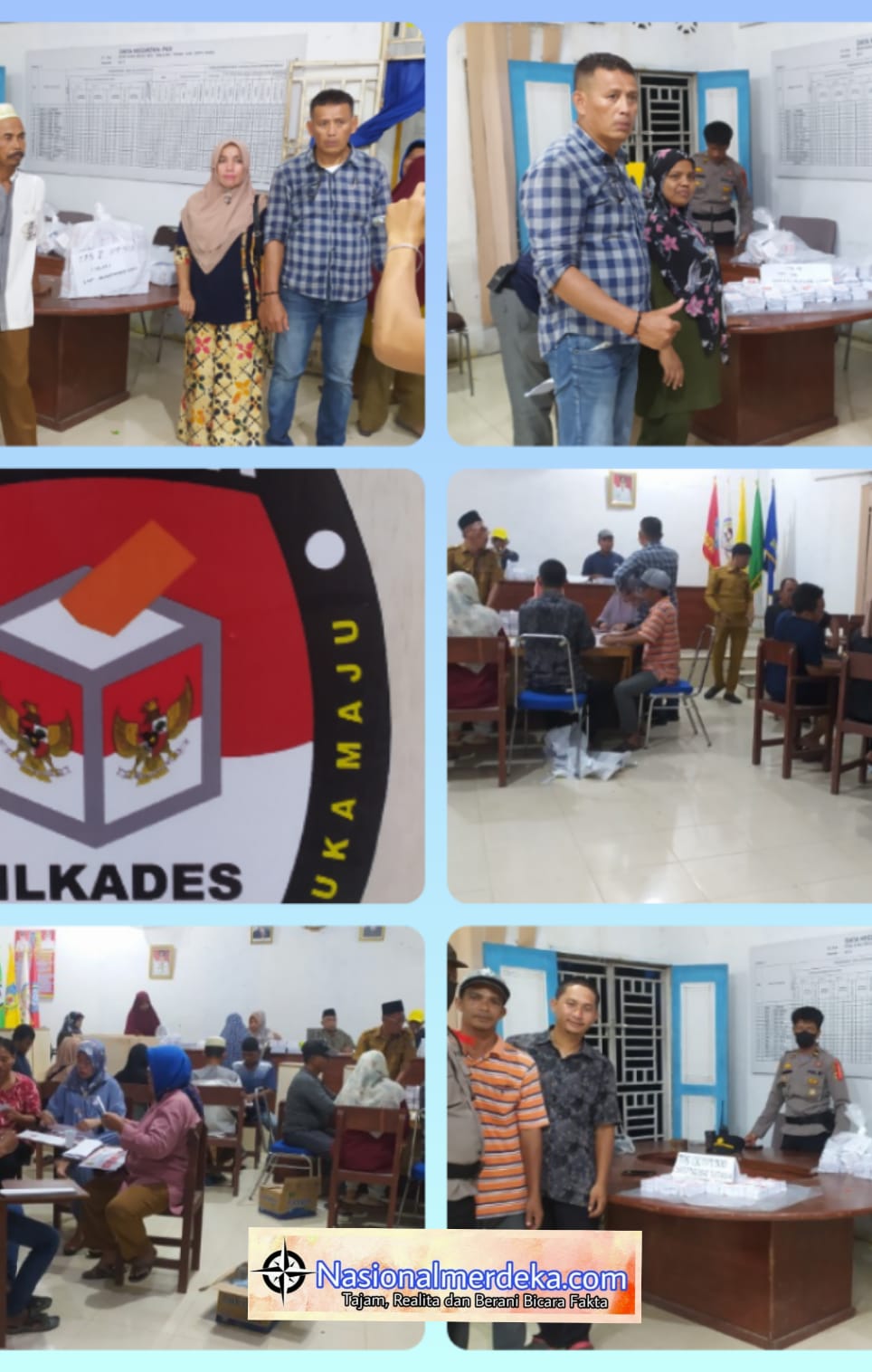 Badan Pemerdayaan Masyarakat Desa ( BPMD ) Kabupaten Batu Bara Distribusikan kertas surat suara Pilkades serentak 2022.