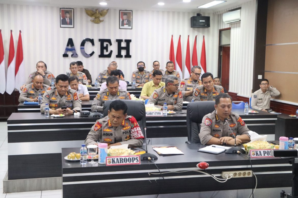Hasil Anev Program Quickwins Presisi, Polda Aceh Tempati Posisi ke 2