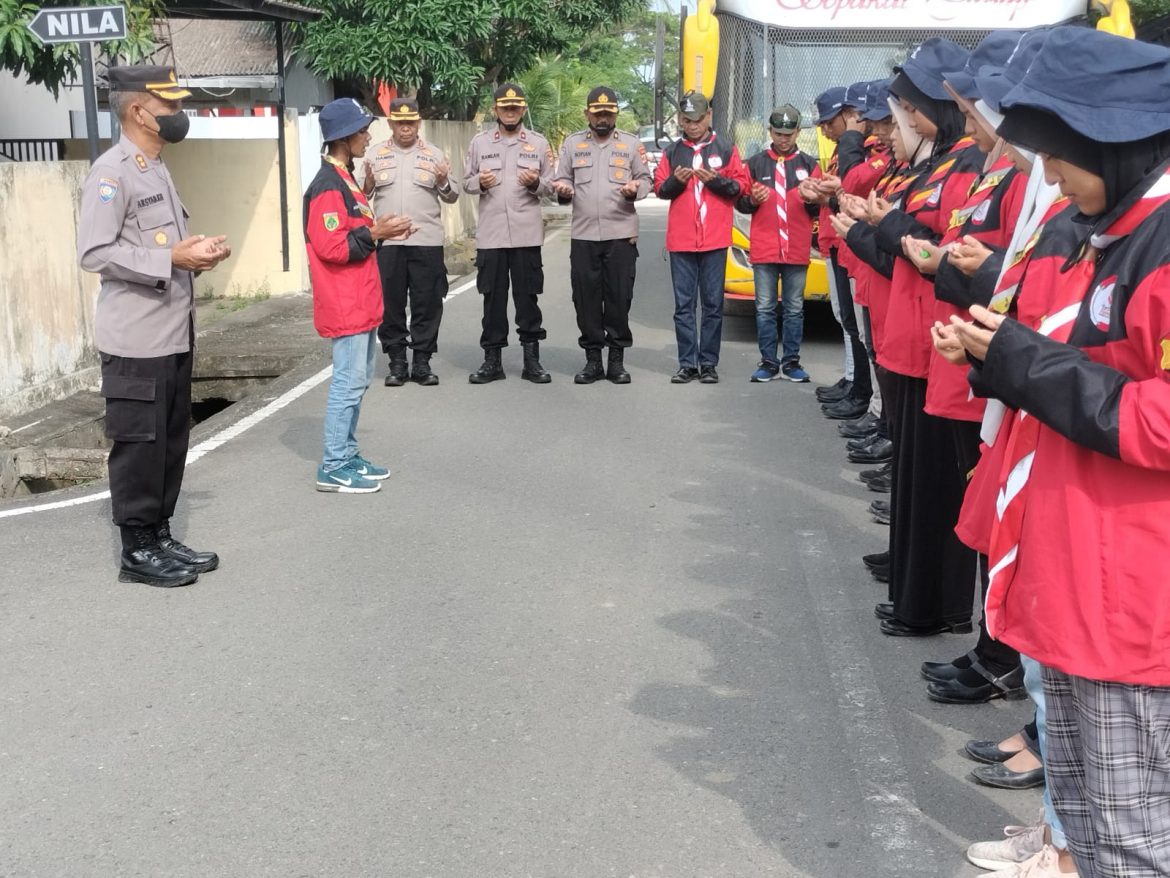 Rombongan Pramuka Saka Bhayangkara Kembali Ke Polda Aceh