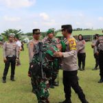Jalin Sinergitas TNI - Polri, Kapolres Batu Bara Sambut Kepulangan Prajurit Yonif 126 Kala Cakti dari Papua