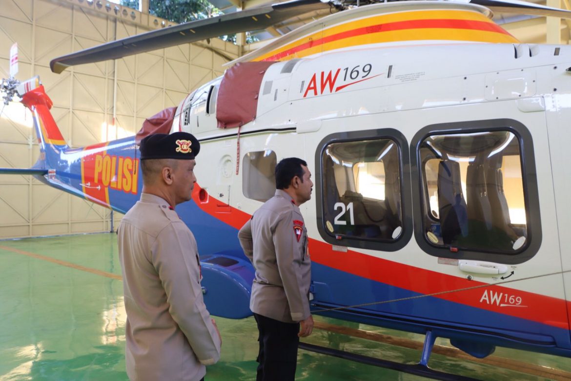 Wakapolda Aceh Tinjau Hanggar Helikopter Polda Aceh