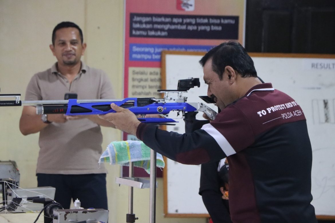 Jelang PORA 2022, Polda Aceh Siapkan Lapangan Tembak