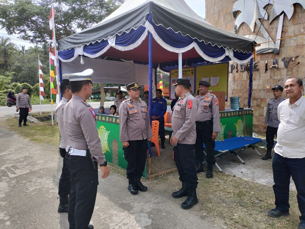 Pos Pengamanan Operasi lilin Seulawah di Pijay di Cek Tim Polda Aceh