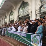 Ratusan Jamaah Shubuh Lhokseumawe Melakukan Orasi Mengutuk Politikus Pembakar Al Quran