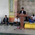 Dosen UIN Ar - Raniry, DR.H.A Mufakhir Muhammad M.A Mengisi Tausiah Peringatan Isra Mi'raj