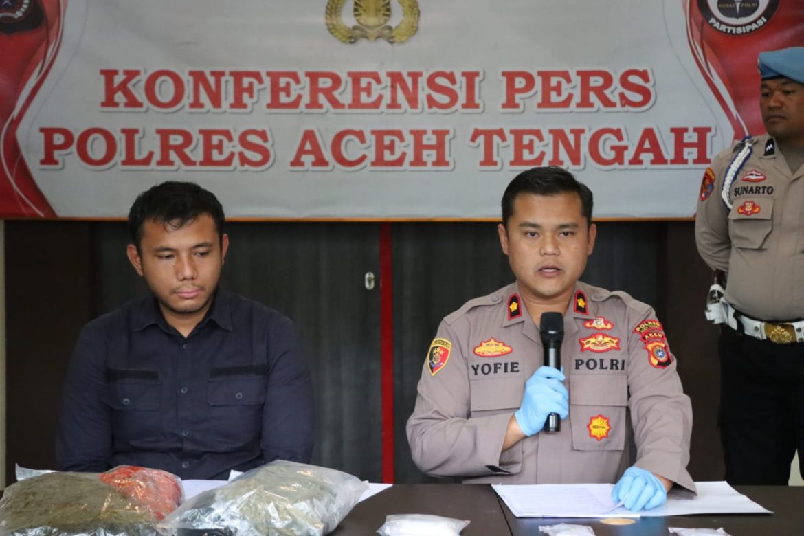 Sejak Januari Hingga Maret 2023, Polres Aceh Tengah Ungkap 25 Kasus Narkoba