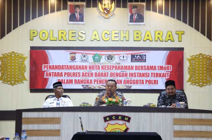 Polres Aceh Barat Gandeng Beragam Elemen, Awasi Penerimaan Anggota Polri