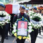 Pemakaman Wadansat Brimob Polda Sumbar, dipimpin Kapolresta Banda Aceh