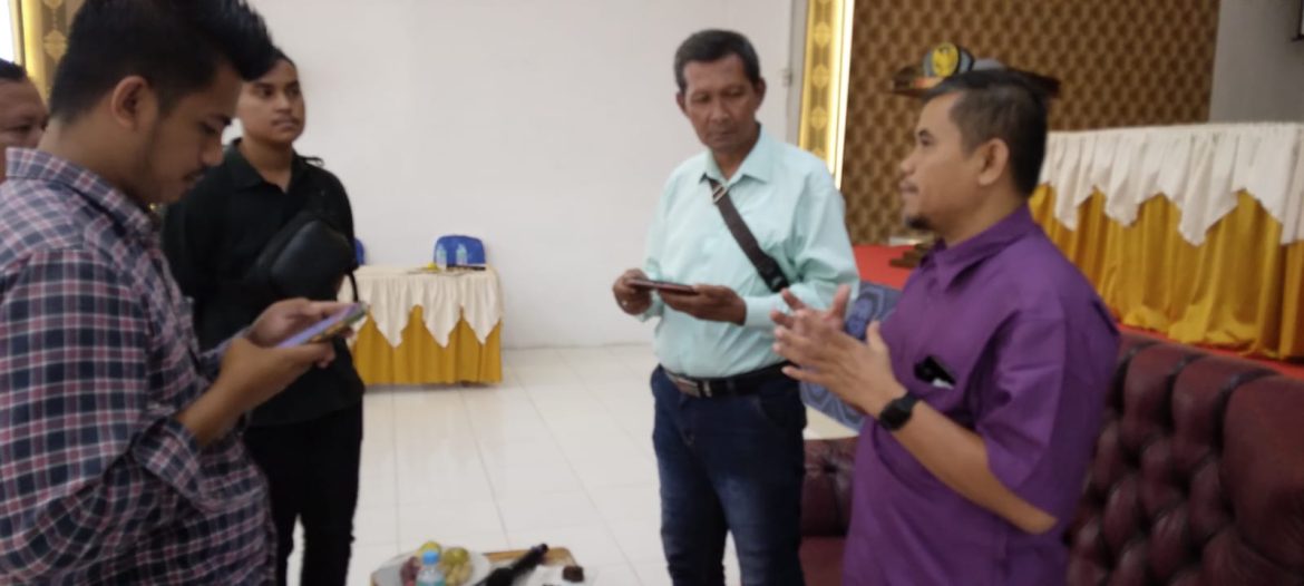 Kepala BPJS Kesehatan Lhokseumawe, Syafrudin Imam Negara Menghadiri Sosialisasi Aplikasi ARIP.