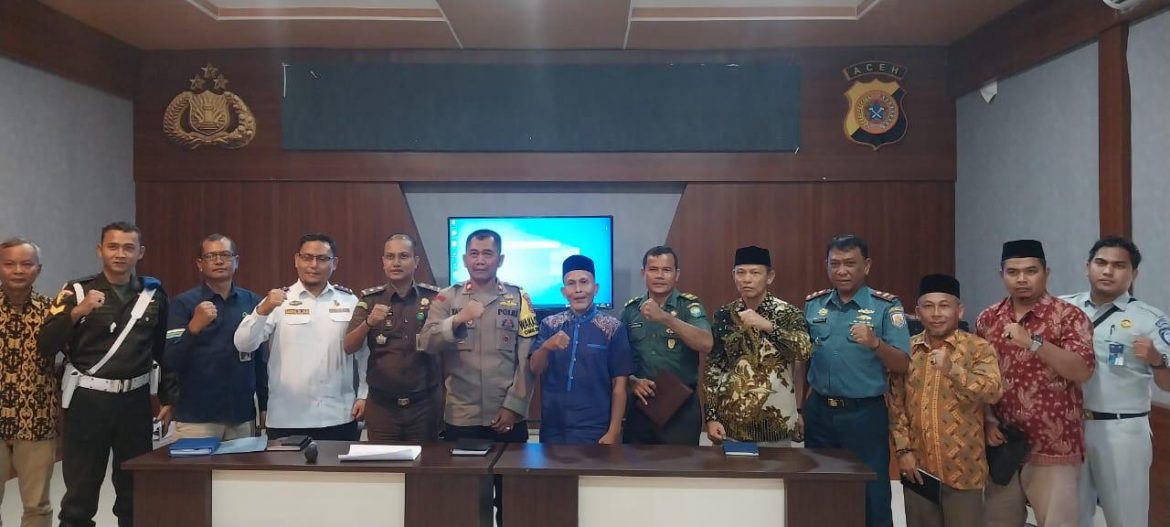 Tekan Angka Kecelakaan, Jasa Raharja Hadiri Rapat Koordinasi FKLL di Polres Aceh Singkil