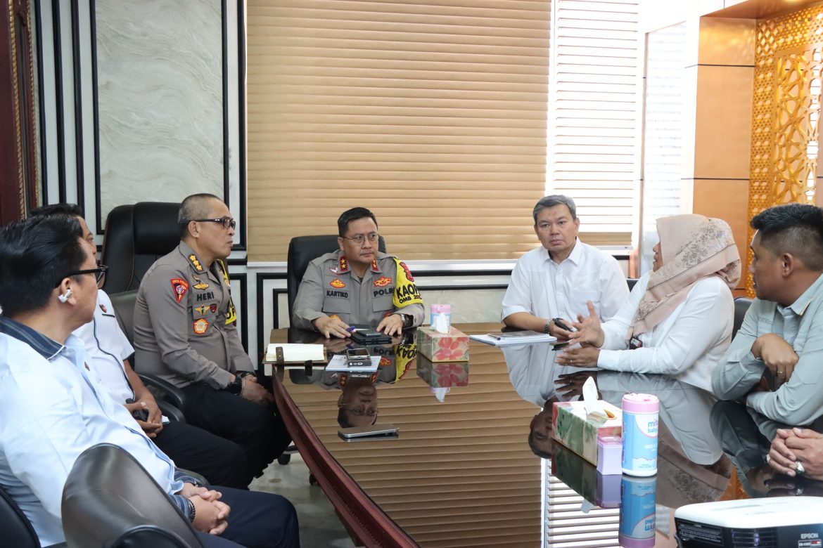 Kapolda Aceh Terima Audiensi Kepala Balai Wilayah Sungai Sumatera I